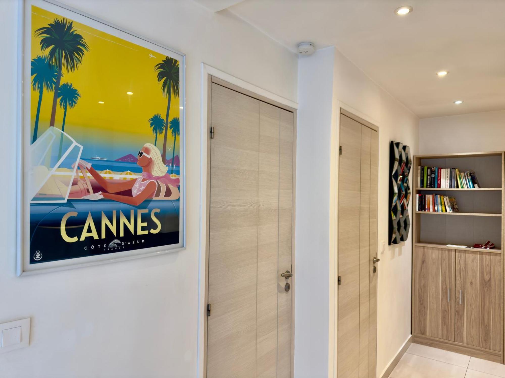 Superbe Appartement Avec Terrasse 1Mn Des Plages De La Croisette Cannes Ngoại thất bức ảnh