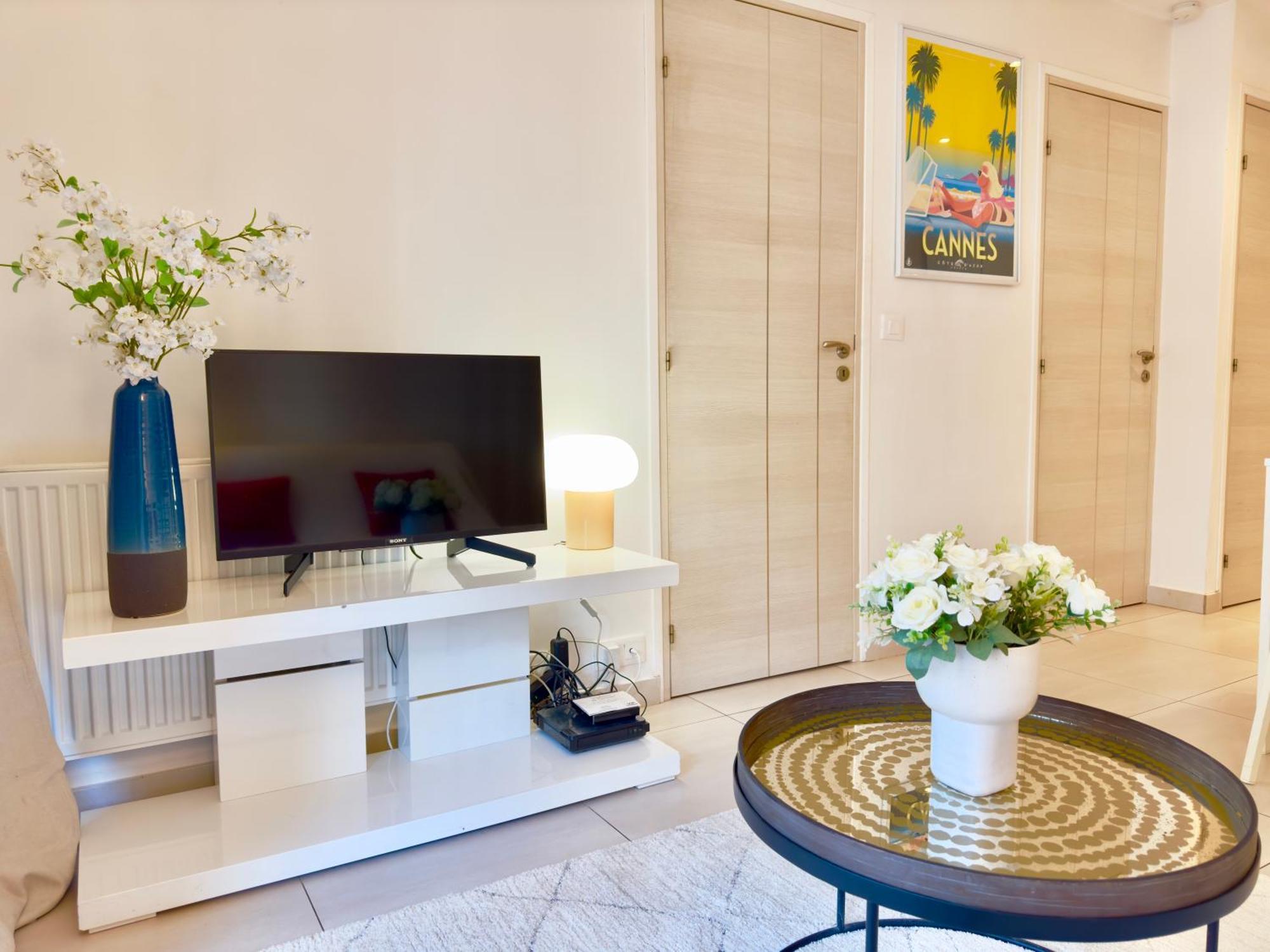Superbe Appartement Avec Terrasse 1Mn Des Plages De La Croisette Cannes Ngoại thất bức ảnh